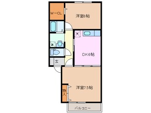 伊勢川島駅 徒歩14分 2階の物件間取画像